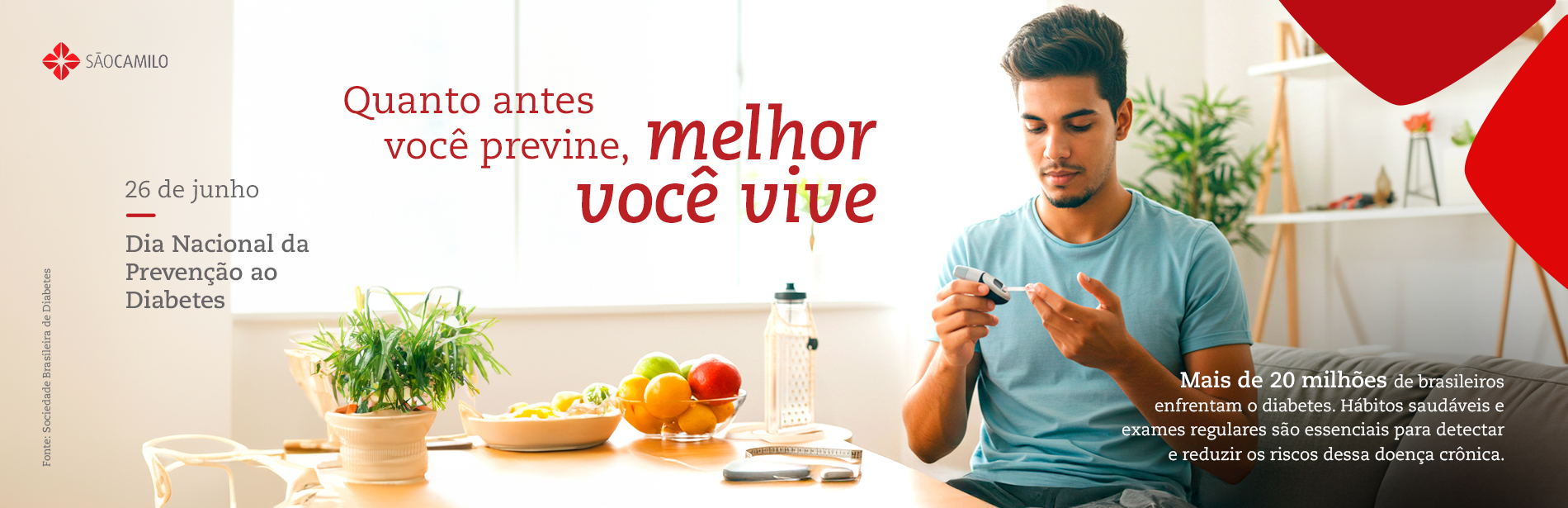 A Sociedade Brasileira de Diabetes (SBD) muda idade inicial para rastrear Diabetes tipo 2
