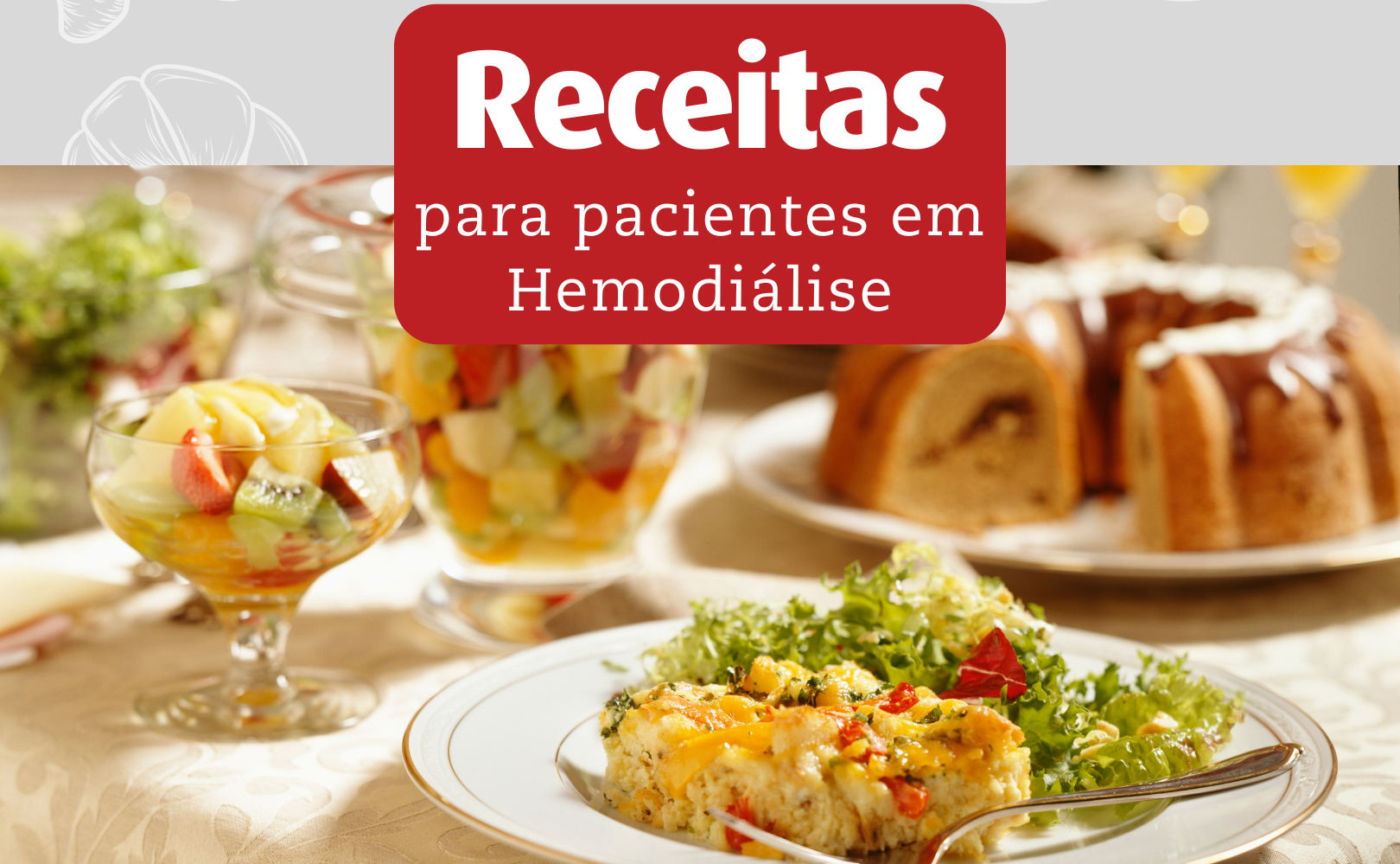 Receitas saborosas e seguras para pacientes em hemodiálise