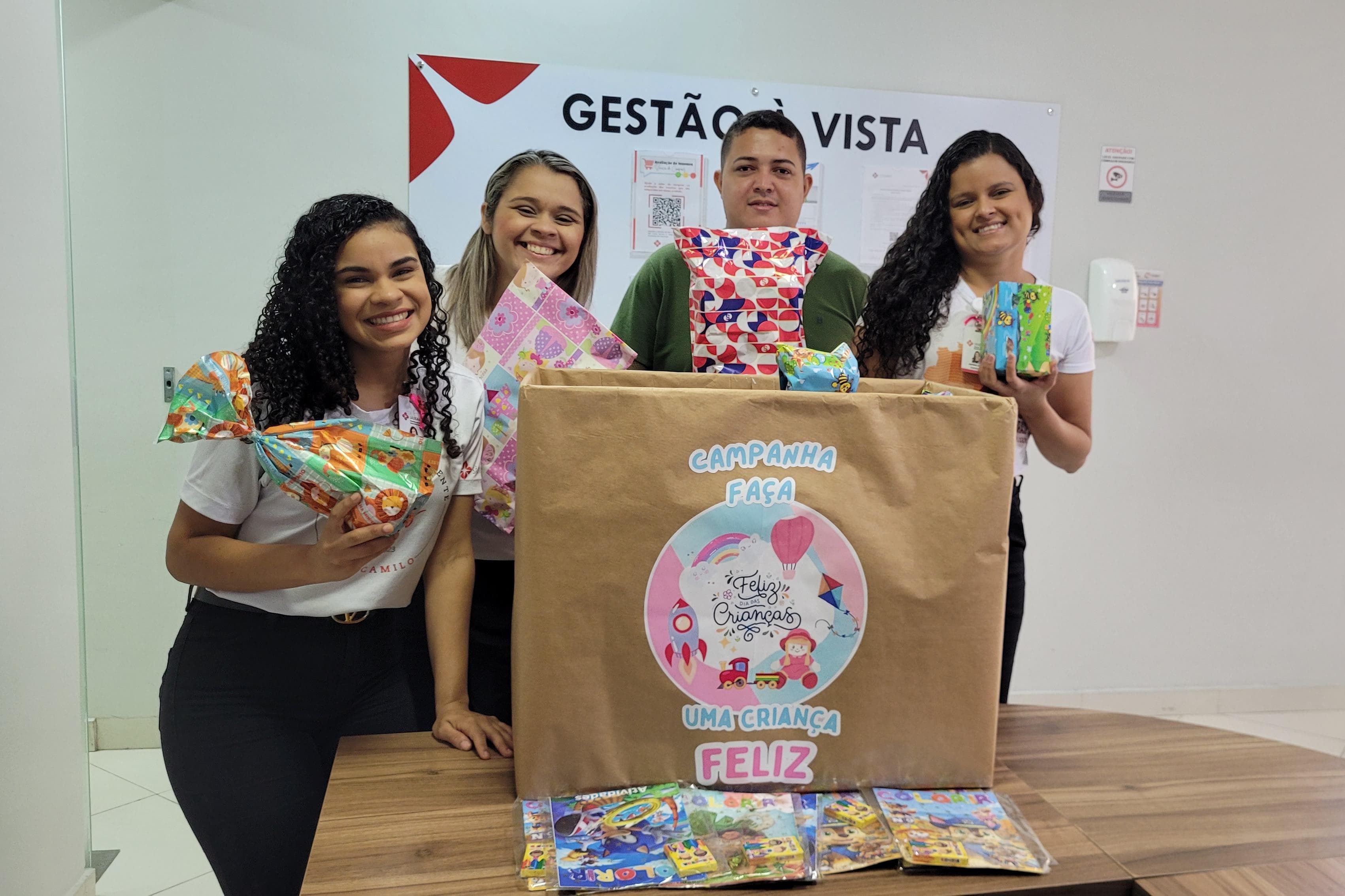Ação dia das Crianças na Clínica Pediátrica