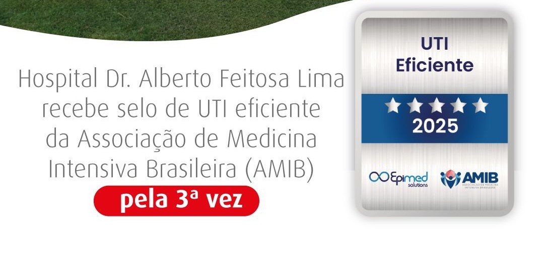 Recebemos o selo de UTI eficiente da AMIB pela 3ª vez