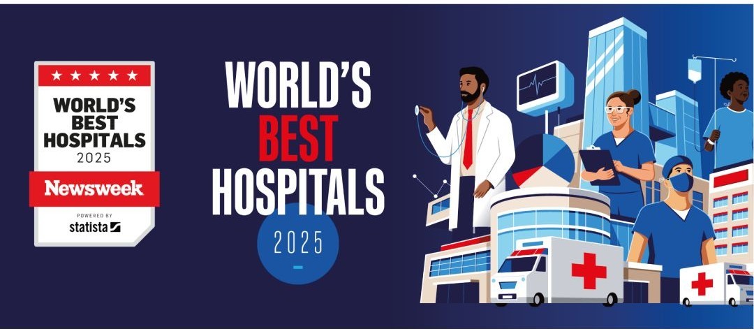 Estamos na lista dos melhores hospitais do Brasil no ranking Newsweek 2025 